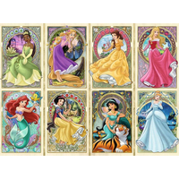 RAVENSBURGER Puzzle Disney Secesné princezné 1000 dielikov