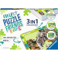 RAVENSBURGER Sada na skladanie puzzle My Puzzle Friends Kids 3v1 zelená