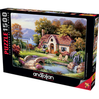 ANATOLIAN Puzzle Kamenný most pri chalupe 1500 dielikov