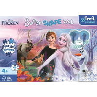 TREFL Puzzle Super Shape XXL Ľadové kráľovstvo 2: Tancujúce sestry 60 dielikov