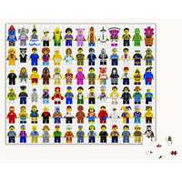 CHRONICLE BOOKS Puzzle LEGO® Minifigúrky 1000 dielikov