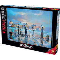 ANATOLIAN Puzzle Maľovanie búrka 1000 dielikov