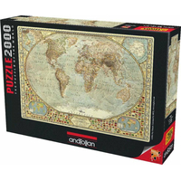 ANATOLIAN Puzzle Mapa sveta 2000 dielikov