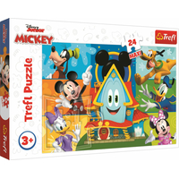 TREFL Puzzle Mickeyho klbko: Mickey Mouse a kamaráti MAXI 24 dielikov