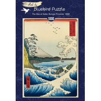 BLUEBIRD Puzzle More v Satte, provincie Suruga (1859) 1000 dielikov