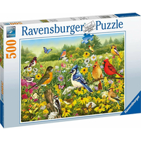 RAVENSBURGER Puzzle Vtáky na lúke 500 dielikov