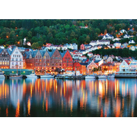 RAVENSBURGER Puzzle Bergen, Nórsko 1000 dielikov