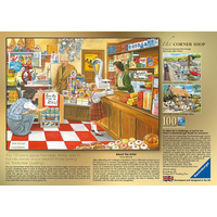 RAVENSBURGER Puzzle Obchod na rohu ulice 100 dielikov