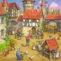 RAVENSBURGER Puzzle Rytiersky turnaj 3x49 dielikov