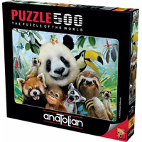 ANATOLIAN Puzzle Selfie zvieratiek zo zoo 500 dielikov