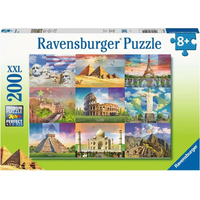 RAVENSBURGER Puzzle Svetové pamiatky XXL 200 dielikov