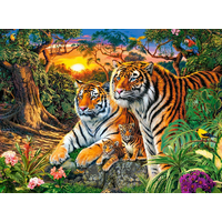 CASTORLAND Puzzle Tigria rodina 2000 dielikov