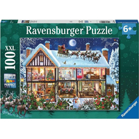 RAVENSBURGER Puzzle Vianoce doma XXL 100 dielikov