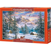 CASTORLAND Puzzle Vianoce na horách 1000 dielikov
