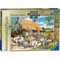 RAVENSBURGER Puzzle Vidiecka chalupa 100 dielikov