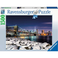 RAVENSBURGER Puzzle Zima v New Yorku 1500 dielikov