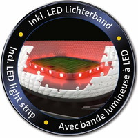 RAVENSBURGER Svietiace 3D puzzle Nočná edícia Allianz Arena, Mníchov 216 dielikov
