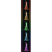 RAVENSBURGER Svietiace 3D puzzle Nočná edícia Socha Slobody 108 dielikov