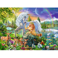 RAVENSBURGER Svietiace puzzle Magická krása XXL 200 dielikov