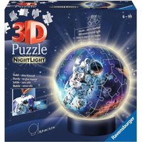 RAVENSBURGER Svietiaci puzzleball Astronaut 72 dielikov