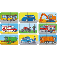RAVENSBURGER Moje prvé puzzle Vozidlá a stroje 9x2 dieliky
