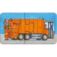 RAVENSBURGER Moje prvé puzzle Vozidlá a stroje 9x2 dieliky