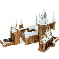 METAL EARTH 3D puzzle Harry Potter: Zasnežený Rokfortský hrad (ICONX)