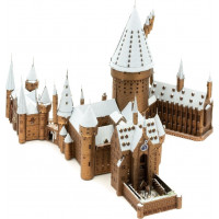 METAL EARTH 3D puzzle Harry Potter: Zasnežený Rokfortský hrad (ICONX)