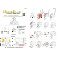 METAL EARTH 3D puzzle Avengers: Iron Man - prilba