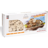 UGEARS 3D puzzle Lokomotíva V-Express s vagónom 538 dielikov