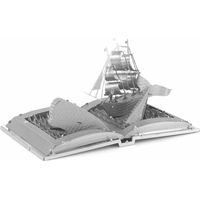 METAL EARTH 3D puzzle Kniha: Biela veľryba