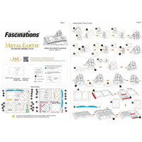 METAL EARTH 3D puzzle Kniha: Biela veľryba