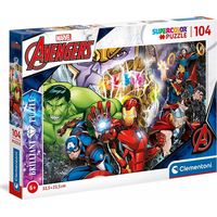 CLEMENTONI Brilliant puzzle Marvel: Avengers 104 dielikov