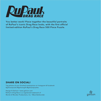 GALISON Štvorcové puzzle RuPaul&#39;s Drag Race 500 dielikov