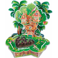 EDUCA Kreatívna súprava 3D Dream Gardens: Dom na strome 2v1