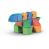 GEOMAG Magnetické kocky Magicube Shapes 25 kociek