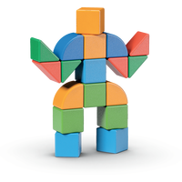 GEOMAG Magnetické kocky Magicube Shapes 25 kociek