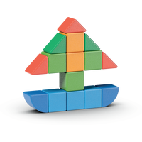 GEOMAG Magnetické kocky Magicube Shapes 25 kociek