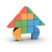 GEOMAG Magnetické kocky Magicube Shapes 25 kociek