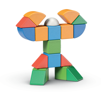 GEOMAG Magnetické kocky Magicube Shapes 25 kociek