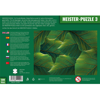PULS ENTERTAINMENT Meister-Puzzle 3: Listy 500 dielikov