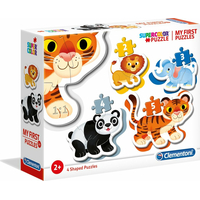 CLEMENTONI Moje prvé puzzle Safari 4v1 (2,3,4,5 dielikov)