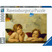 RAVENSBURGER Puzzle Art Collection: Anjeli (Sixtínska Madona) 1000 dielikov