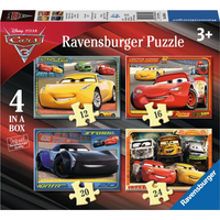 RAVENSBURGER Puzzle Autá 4v1 (12,16,20,24 dielikov)