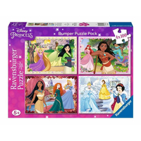 RAVENSBURGER Puzzle Disney: Princezné 4x100 dielikov