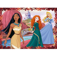 RAVENSBURGER Puzzle Disney: Princezné 4x100 dielikov