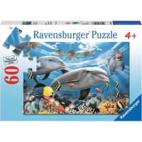 RAVENSBURGER Puzzle Karibský úsmev 60 dielikov