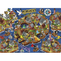 CLEMENTONI Puzzle MIXTERY Pirátsky poklad 300 dielikov
