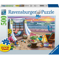 RAVENSBURGER Puzzle Na pláži Cabana XXL 500 dielikov