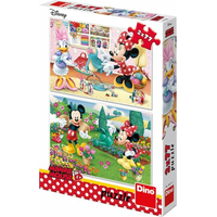 DINO Puzzle Pracovitá Minnie 2x77 dielikov